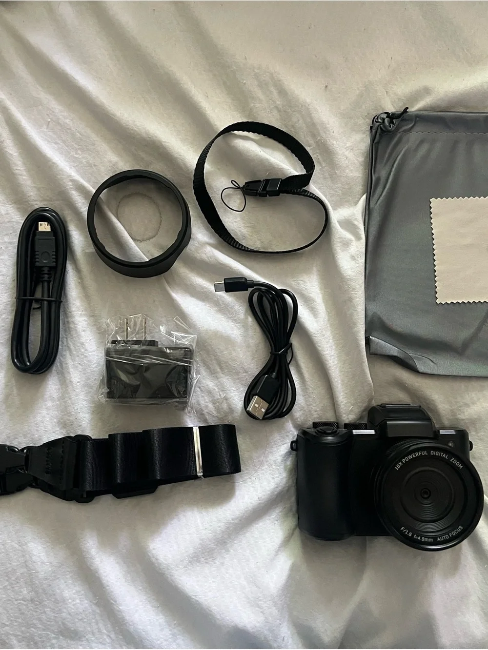 8K Ultra HD Digital Camera DC226 - Black